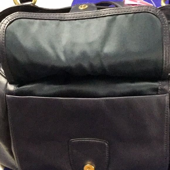 Coach Navy Leather handbag - Picture 6 of 10